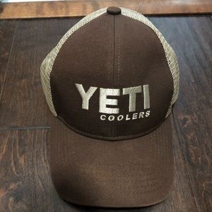 Brown Yeti Trucker Hat